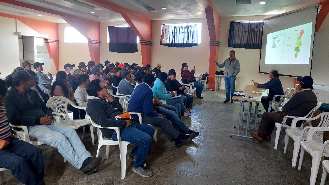 Masiva participación de líderes locales en proyecto de Conservación de los Páramos en Chimborazo Proyecto ACUS BYOS