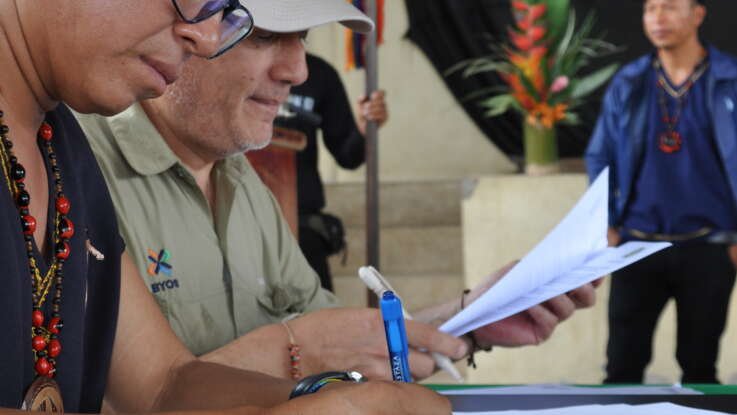 Pueblo Kichwa Rukullakta y Corporación BYOS consolidan alianza estratégica para fortalecer la gestión territorial y ambiental en Napo Proyecto ACUS - BYOS