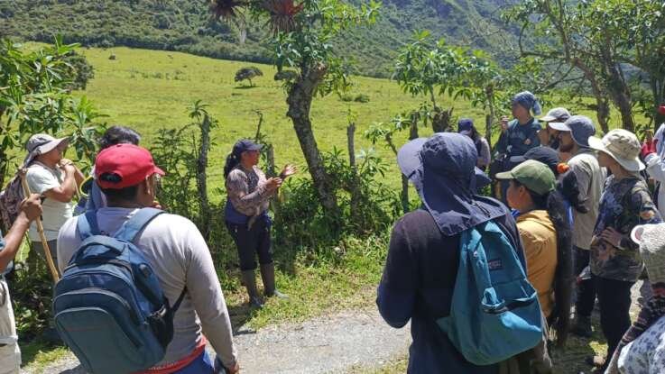 Liderazgo comunitario impulsa la conservación de la biodiversidad en la Reserva Geobotánica Pululahua Proyecto CEPF