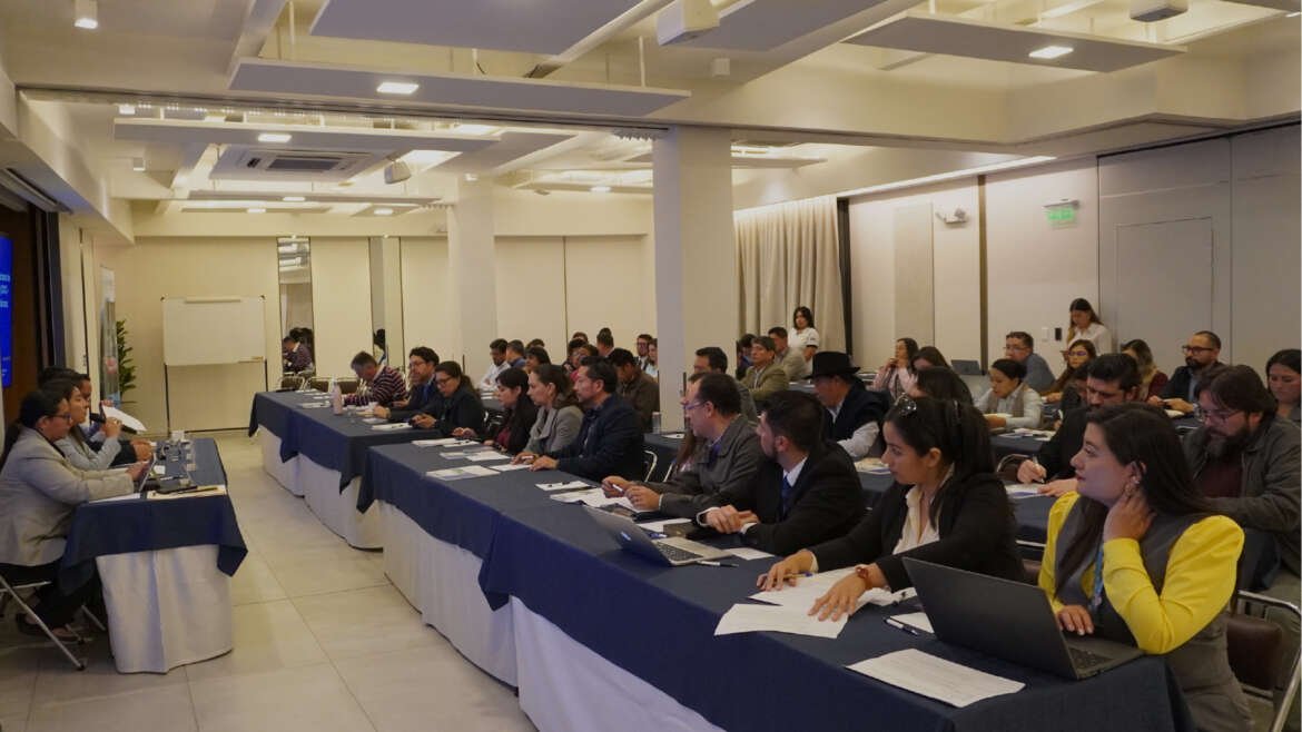 La socialización de la Norma Técnica del RNCC permite a Ecuador avanzar en Transparencia Climática Proyecto CBIT