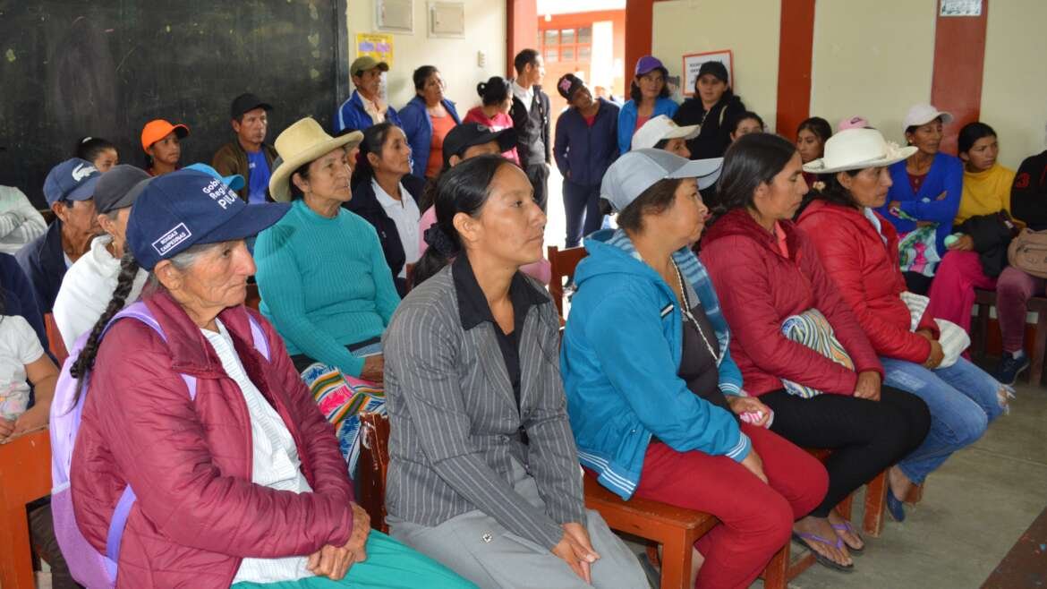 Un trabajo conjunto e integrador con la Comunidad Campesina de Samanga en Perú Proyecto CDKN
