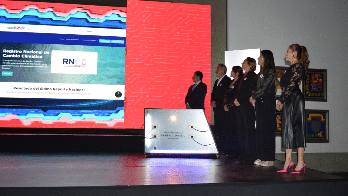 Ecuador presenta la primera versión del Registro Nacional de Cambio Climático Proyecto CBIT